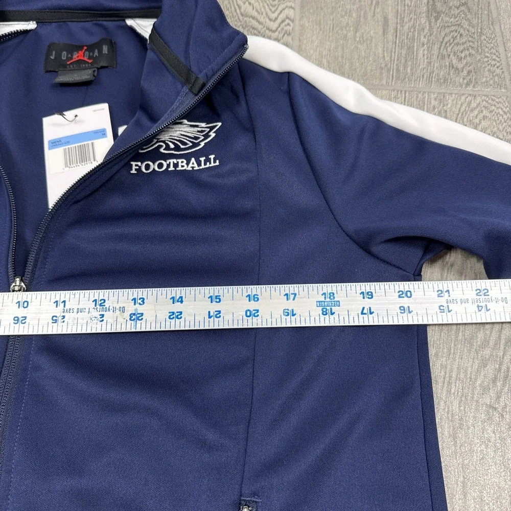 Jordan Track Jacket Men's M  Navy White Philadelphia Eagles Football Warm-Up NEW